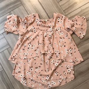 Adorable Pleione Layered Bell Sleeved Blouse M